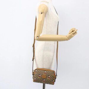 GUCCI Micro GG Supreme Disney Collaboration Bag PVC Beige 602536 Auth 157283SAM